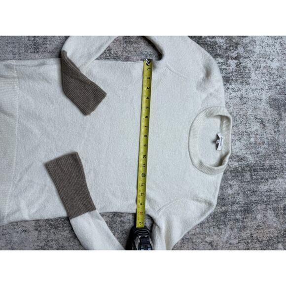 Madewell Women’s Fremont Sweater sz S Alpaca Blend Minimalist Base layer Preppy - Picture 7 of 8